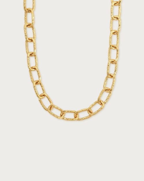 Chunky Textured Chain Necklace