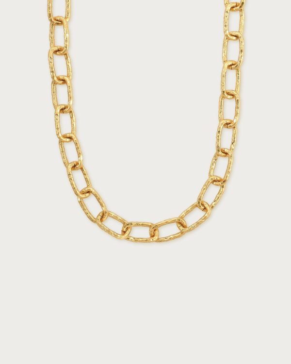 Chunky Textured Chain Necklace