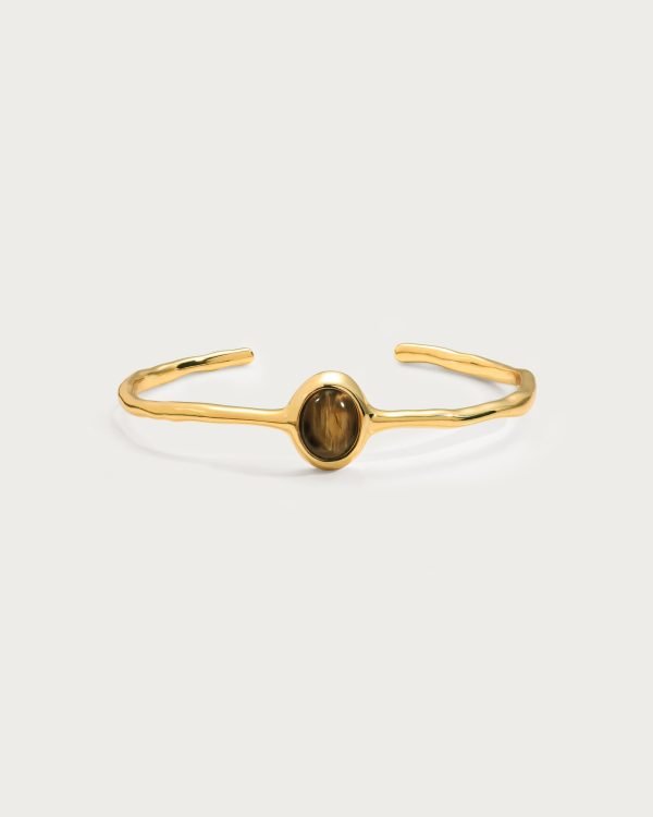 Tiger's Eye Aurora Bangle