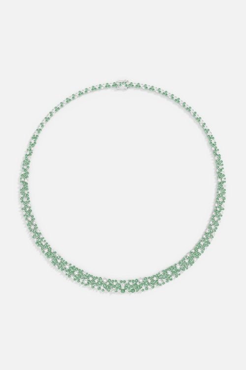 Pastel Green Drop Choker