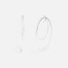 Statement Linear Hoop Earrings