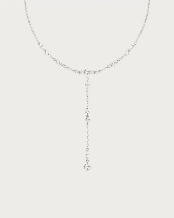 Adriana Necklace in Silver