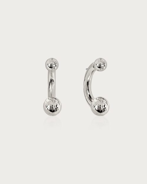 Clio Earrings in Silver