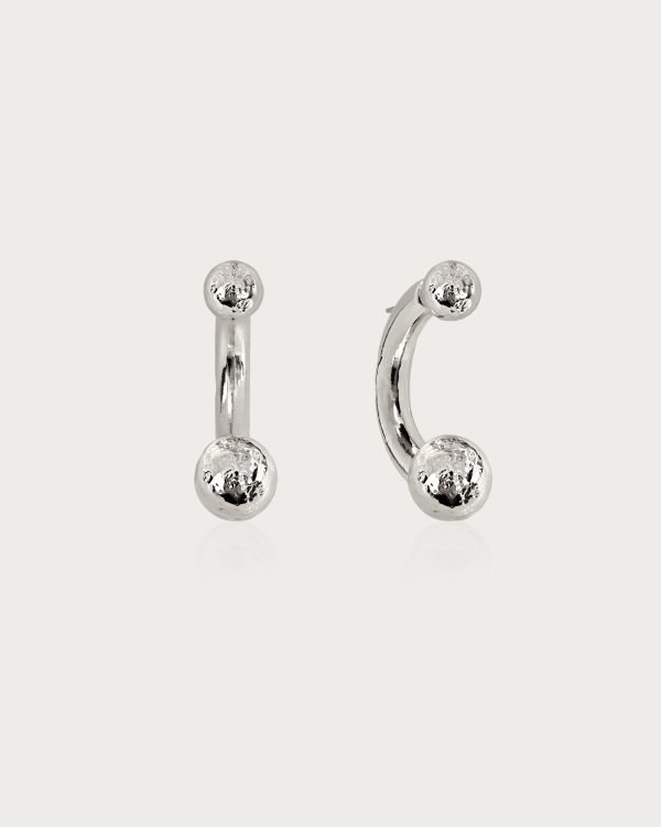 Clio Earrings in Silver