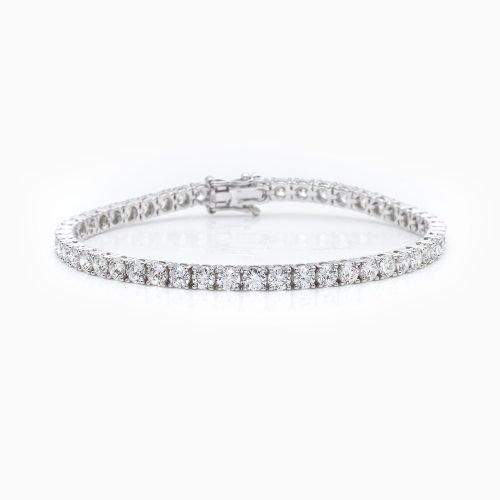 18K White Gold Diamond Earrings