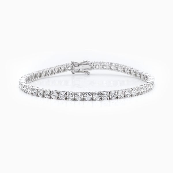 18K White Gold Diamond Earrings