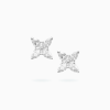 18K White Gold Diamond Earrings