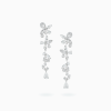 18k White & Yellow Gold Diamond Earrings