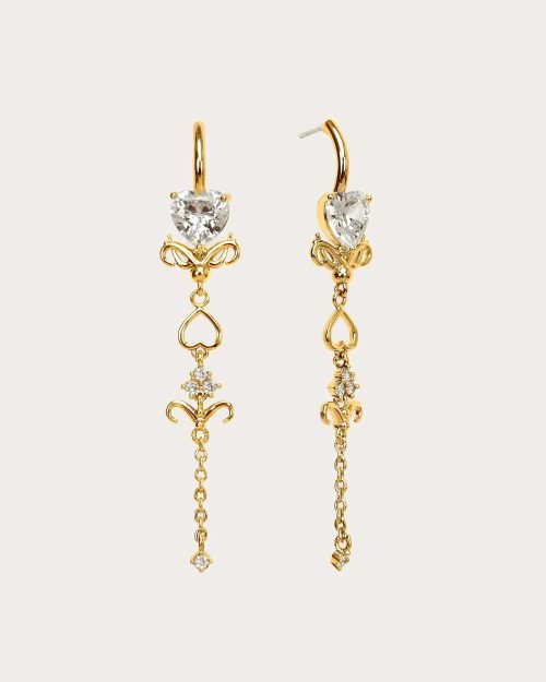 Gold Dripping Earrings