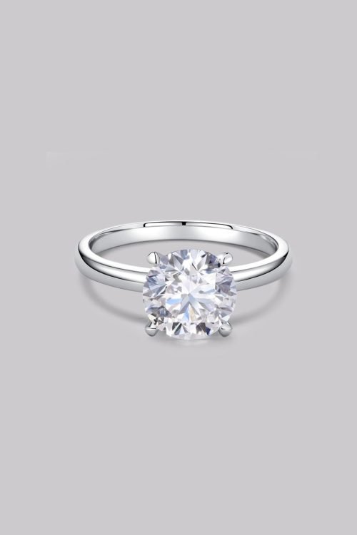 Solitaire Round Diamond Ring (2ct)