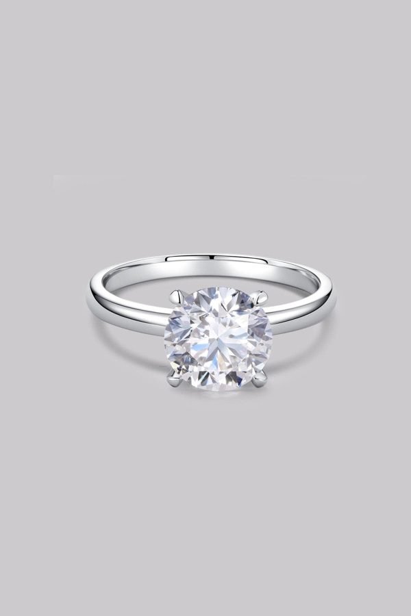 Solitaire Round Diamond Ring (2ct)