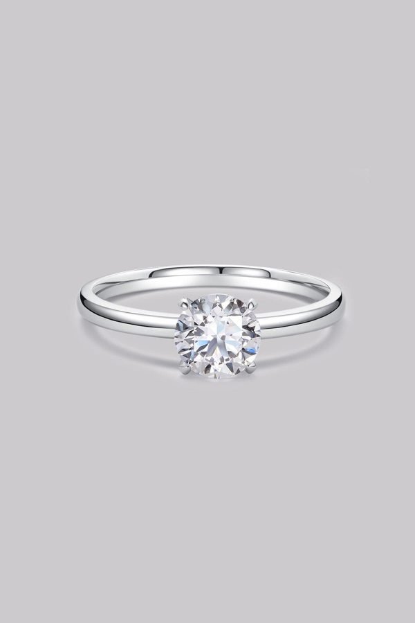 Solitaire Round Diamond Ring (1ct)