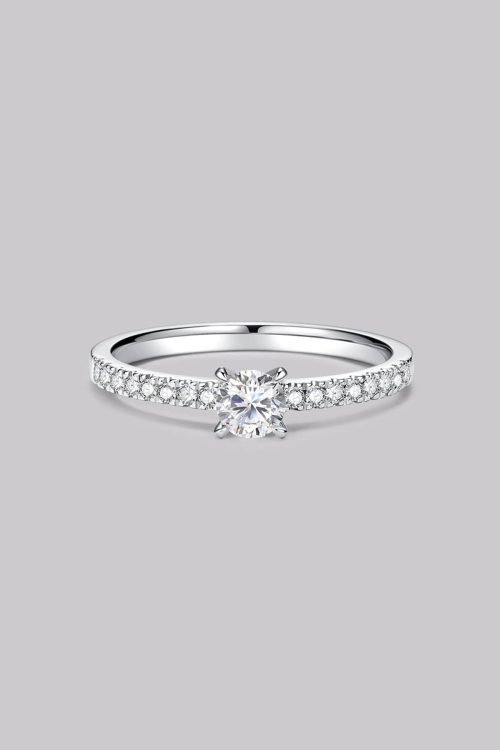 Pavé Round Diamond Ring (0.39ct)