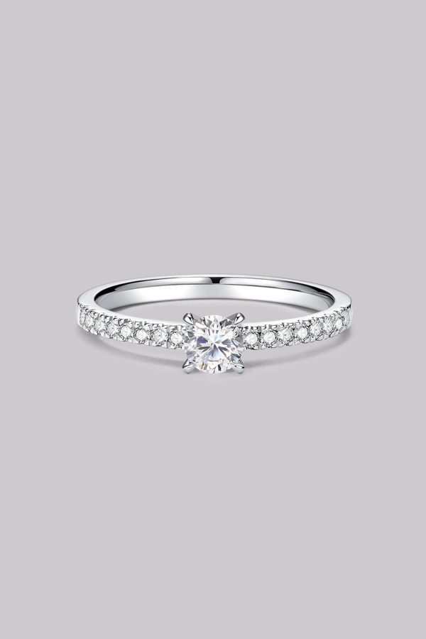 Pavé Round Diamond Ring (0.39ct)
