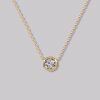 Round Diamond Necklace (0.24ct)
