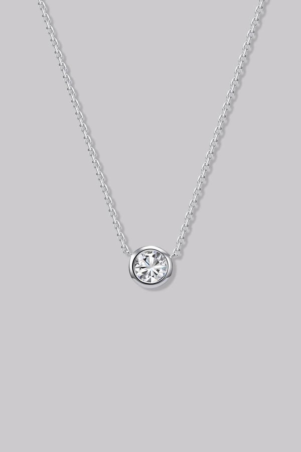 Round Diamond Necklace (0.24ct)