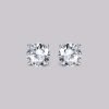 Round Diamond Stud Earrings (0.30ct)