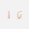 Up and Down Rose Gold Earrings