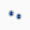18K White Gold Diamond Earrings