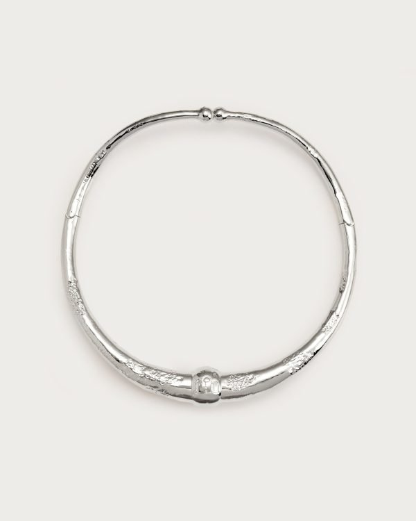 The Muse Choker in Silver