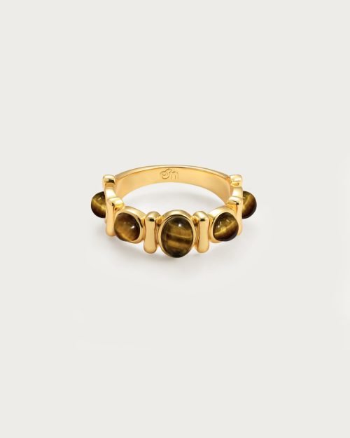 Tiger's Eye Band Ring