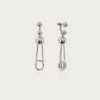Trea Earrings in Silver