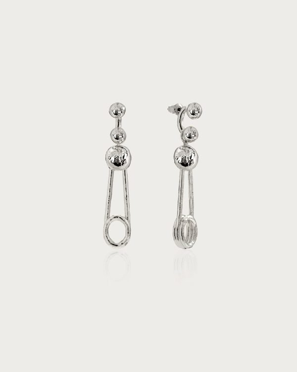 Trea Earrings in Silver