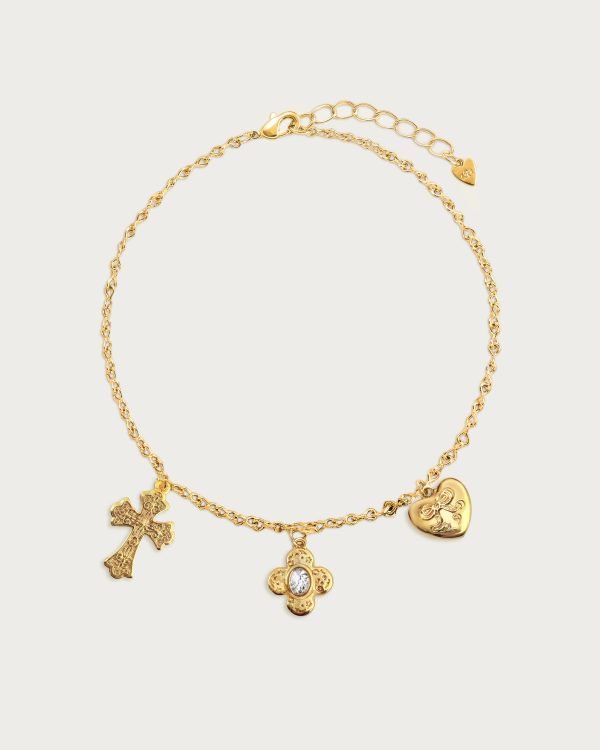 The Sentimental Anklet in Gold