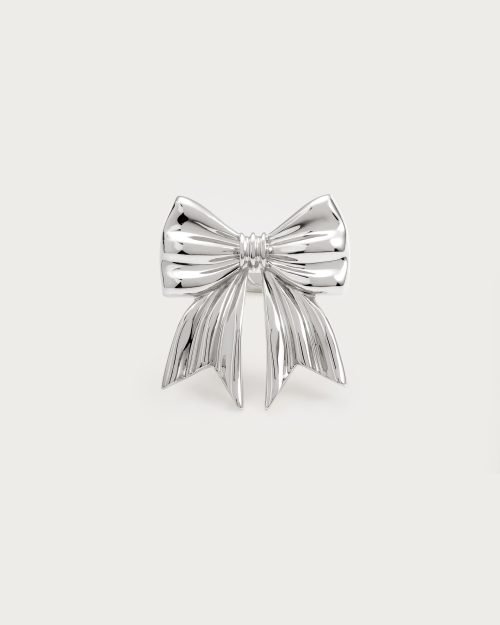 Bow Ring in Silver