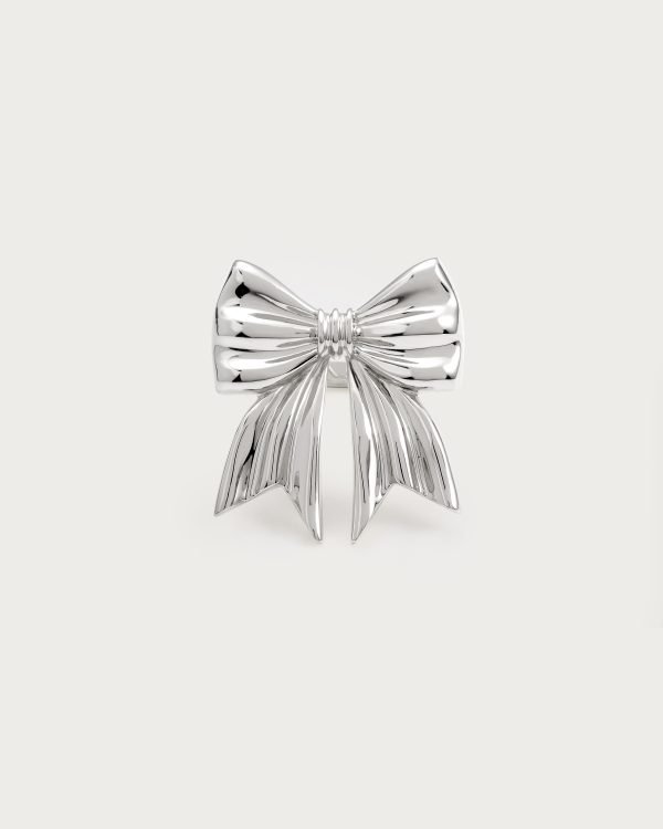 Bow Ring in Silver
