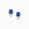 18K White Gold Diamond Earrings